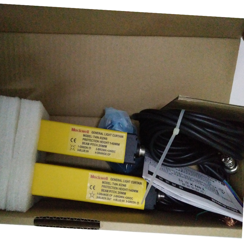 MOCKWELL 莫克韦尔 T4N-X2N8 安全光栅 红外对射传感器 - 图1