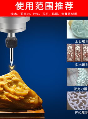 三棱尖刀3.175/4/6中心直刀电脑广告玉石浮雕刻字刀具雕刻机刀具