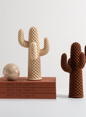 仙人掌创意客厅电视柜壁龛摆设现代乔迁送礼桌面软装饰品