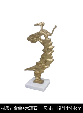 现代创意抽象金属人物体操样板房间酒店软装饰品客厅玄关