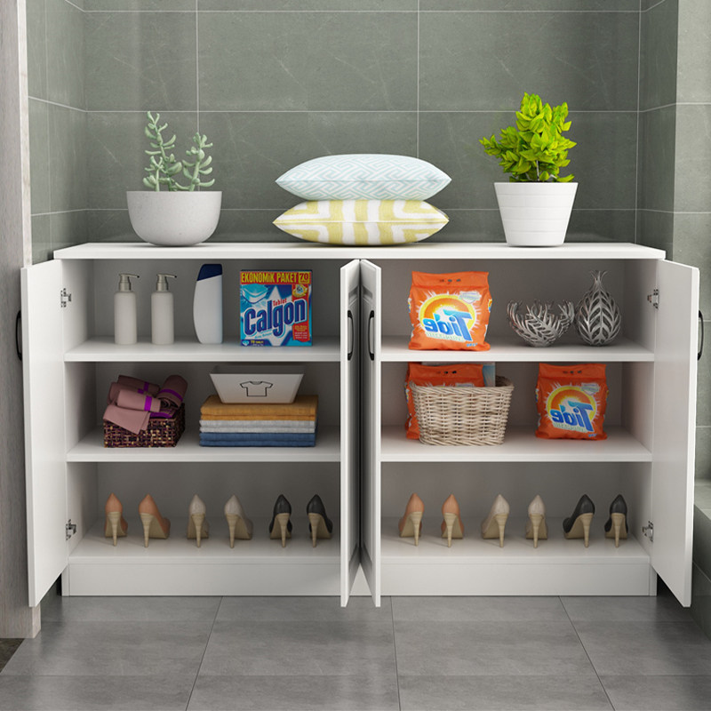 阳台收纳柜鞋柜家用门口飘窗大容量杂物收纳防晒T落地矮柜子定制,淘宝优惠券,粉丝福利购,淘宝优惠卷