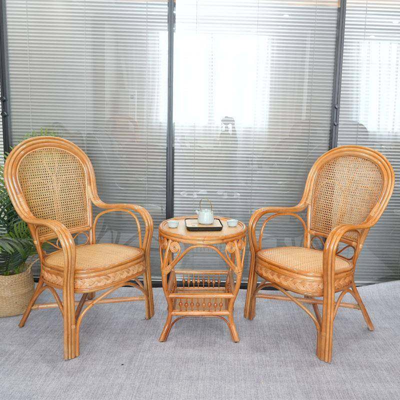真藤人椅阳台藤椅三件套休闲椅合985腾椅子组老简约现代滕靠椅民,淘宝优惠券,粉丝福利购,淘宝优惠卷