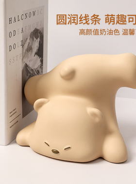 速发可书桌面陶瓷书档创立书架家居装饰品摆件风爱意固定