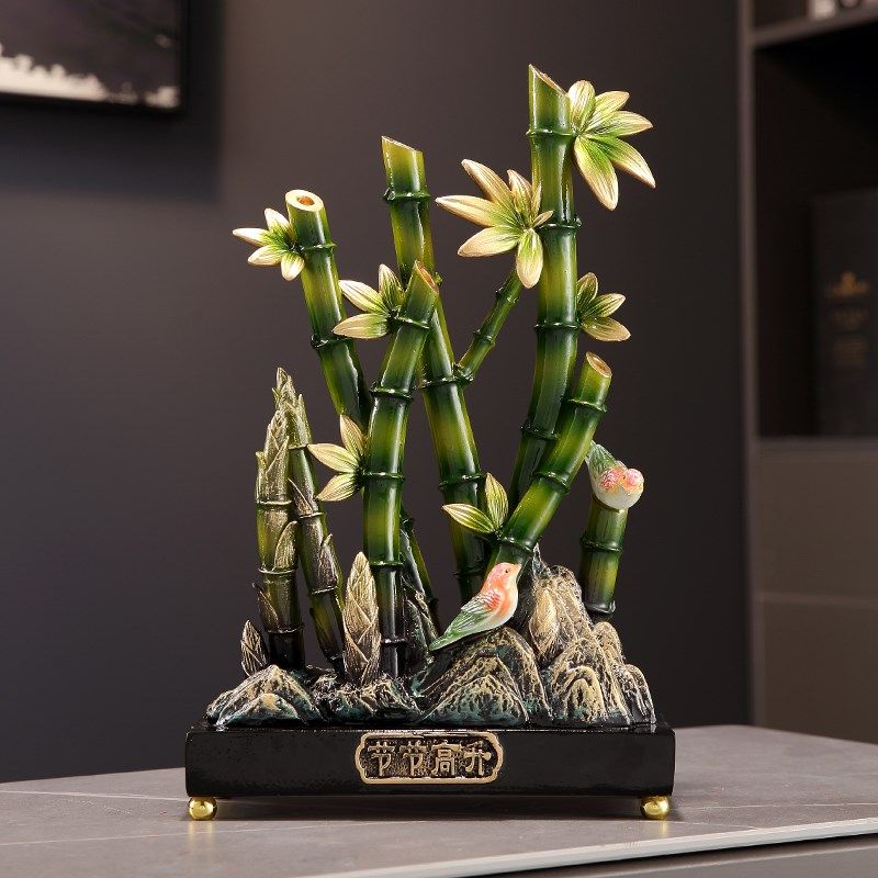 新中式招财富贵节节高升r竹子摆件客厅玄关酒柜装饰品乔迁新居礼,淘宝优惠券,粉丝福利购,淘宝优惠卷