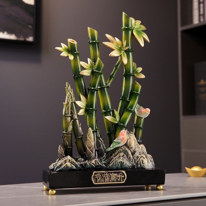 新中式招财富贵节节高升r竹子摆件客厅玄关酒柜装饰品乔迁新居礼,淘宝优惠券,粉丝福利购,淘宝优惠卷