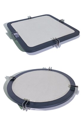 现代轻奢几何马毛木p质金属托盘样板间衣帽间卧室酒店摆件