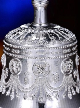 速发金刚铃杵九股具铃铛家用摆件供杵用品五股金刚杵铃摇手民族风