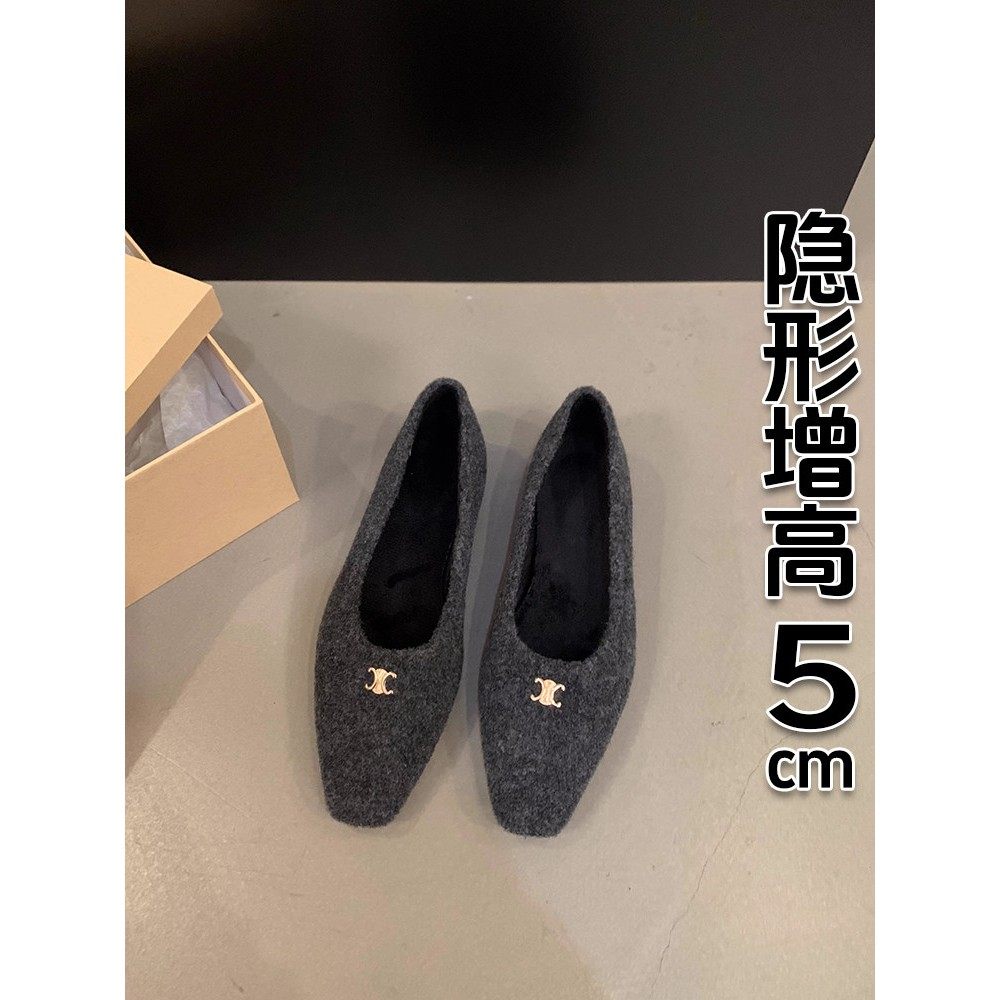 香港内高增加女豆豆鞋2025春秋季法式风格羊毛衬里拖鞋平底皮草鞋,淘宝优惠券,粉丝福利购,淘宝优惠卷