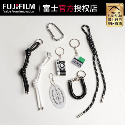 富士X-SPACE相机挂件周边 X100VI限定包挂 BAG CHARM挂饰 ACROS/Velvia胶片模拟元素配件挂件 - 图3