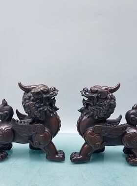 神兽铜貔貅一对招财仿古家居门厅