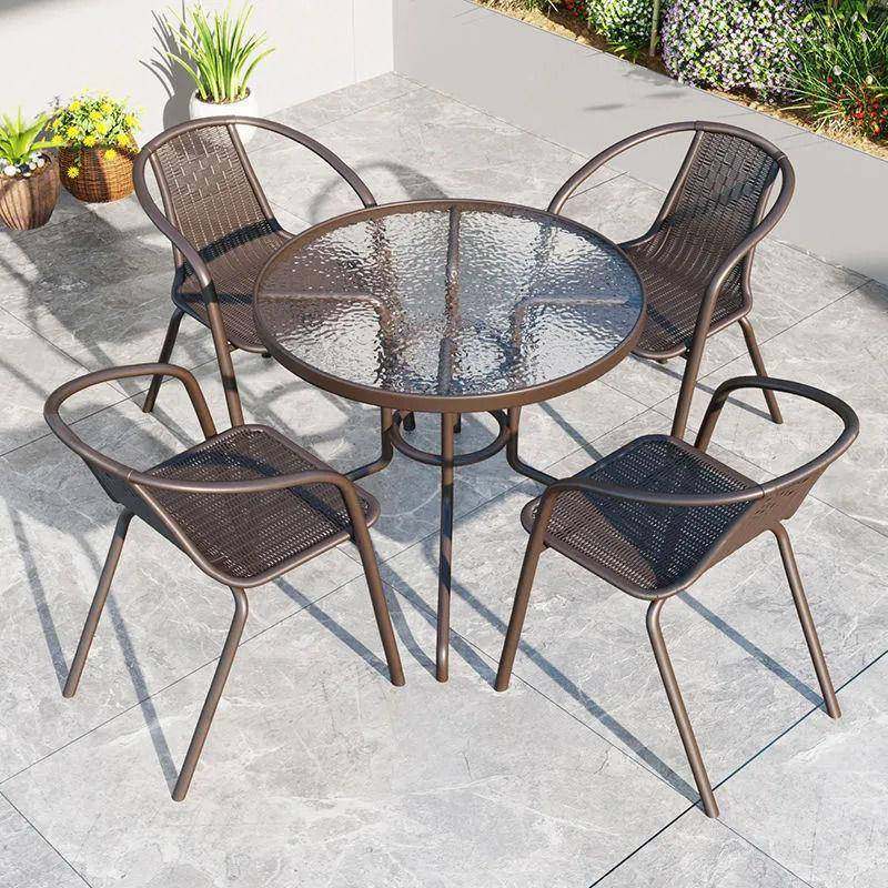 外桌椅阳台天桌椅套件花露园铁艺桌QAH椅室外庭院休闲带伞桌椅直,淘宝优惠券,粉丝福利购,淘宝优惠卷