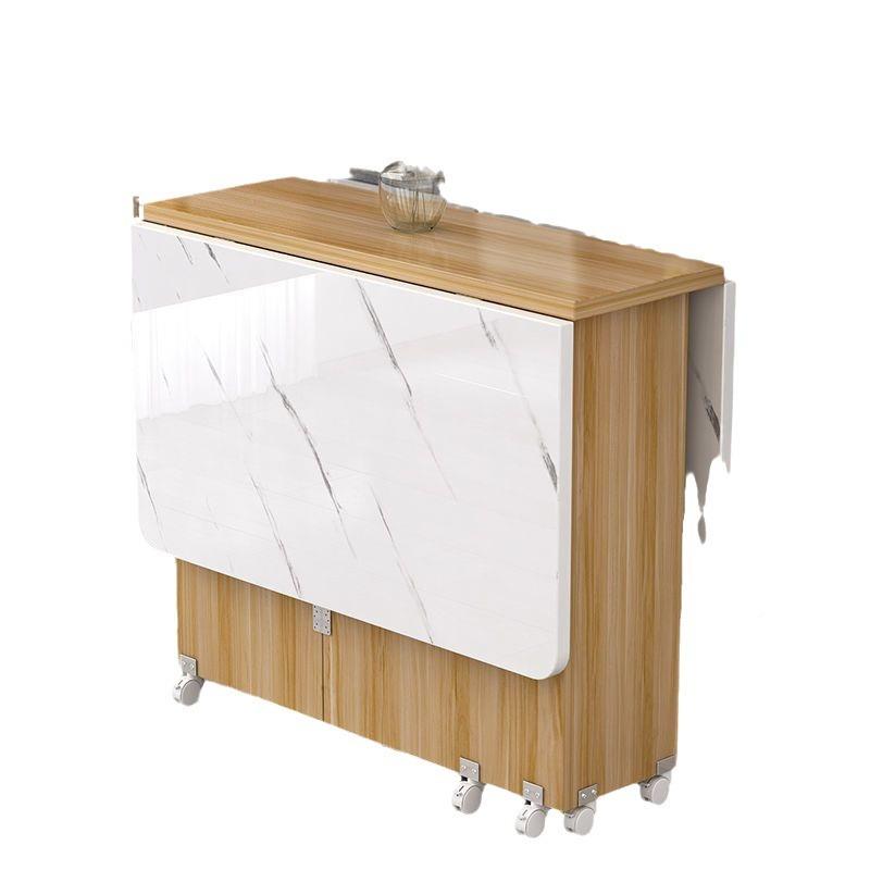 动折叠餐桌家yzte4WWm用小户简易多功能移长形租型房吃饭小桌方子 - 图3