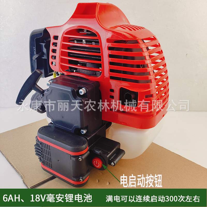 40F-5电启动割草机汽油机动力发动机割灌机船外机引擎总成 - 图1