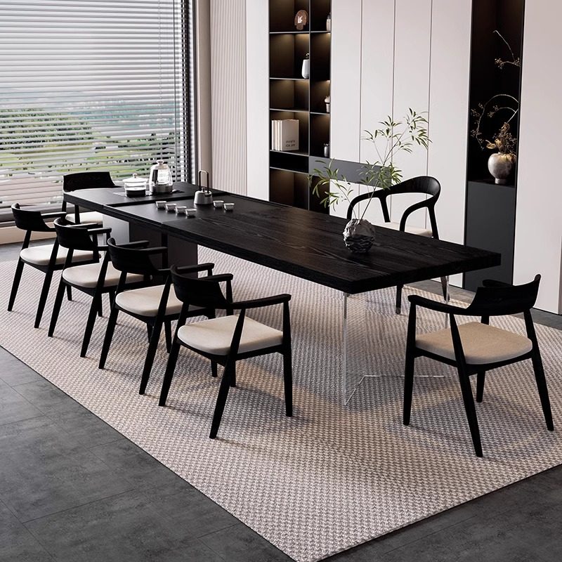 2025新款侘寂风实木茶桌椅组合现代简约轻奢高级感家用茶台办公室,淘宝优惠券,粉丝福利购,淘宝优惠卷