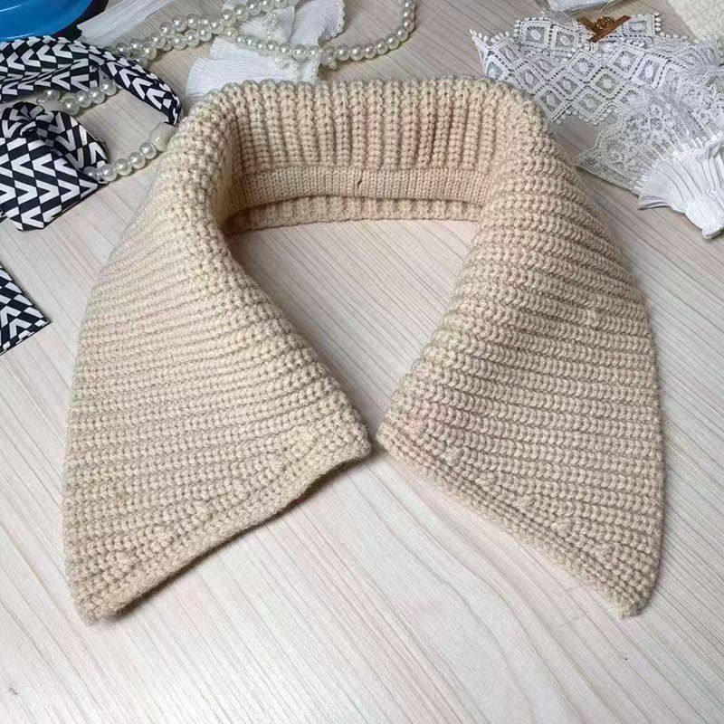 秋冬领子可拆卸羽绒服洋气保暖新款装饰气质防脏翻领螺纹毛线方领,淘宝优惠券,粉丝福利购,淘宝优惠卷