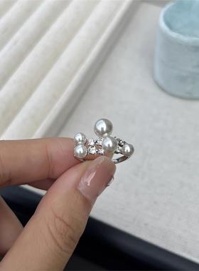 桃思竹流星珍珠锆石开口