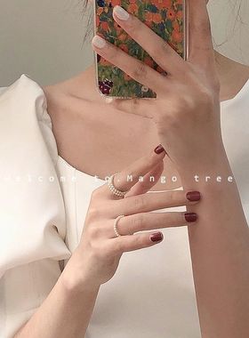 温柔风越戴越爱~迷你珍珠