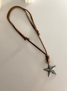 可调节个性星星吊坠朋克