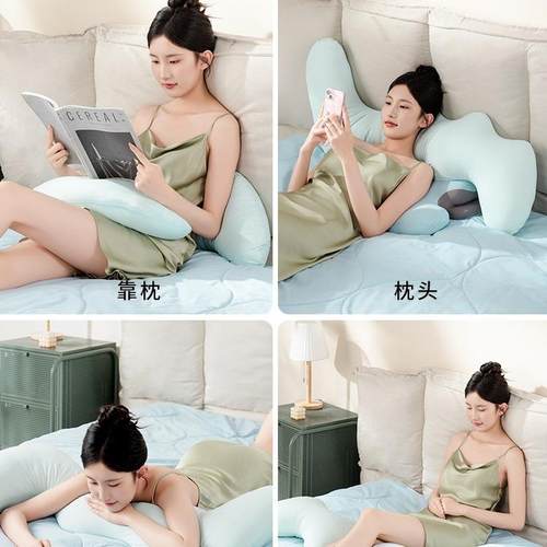 抱枕女生觉夹F99MJJSH侧睡条枕头大型成人长腿形男款床上可拆洗侧 - 图1