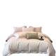 Light luxury style long velvet cotton pure cotton four-piece set cotton French high-end all-cotton quilt cover bed sheet floral embroidery bedding