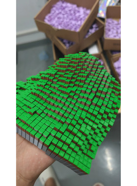 3D打印MC我的世界草地游戏周边方块拼装玩具方块爆款玩具现拍现打
