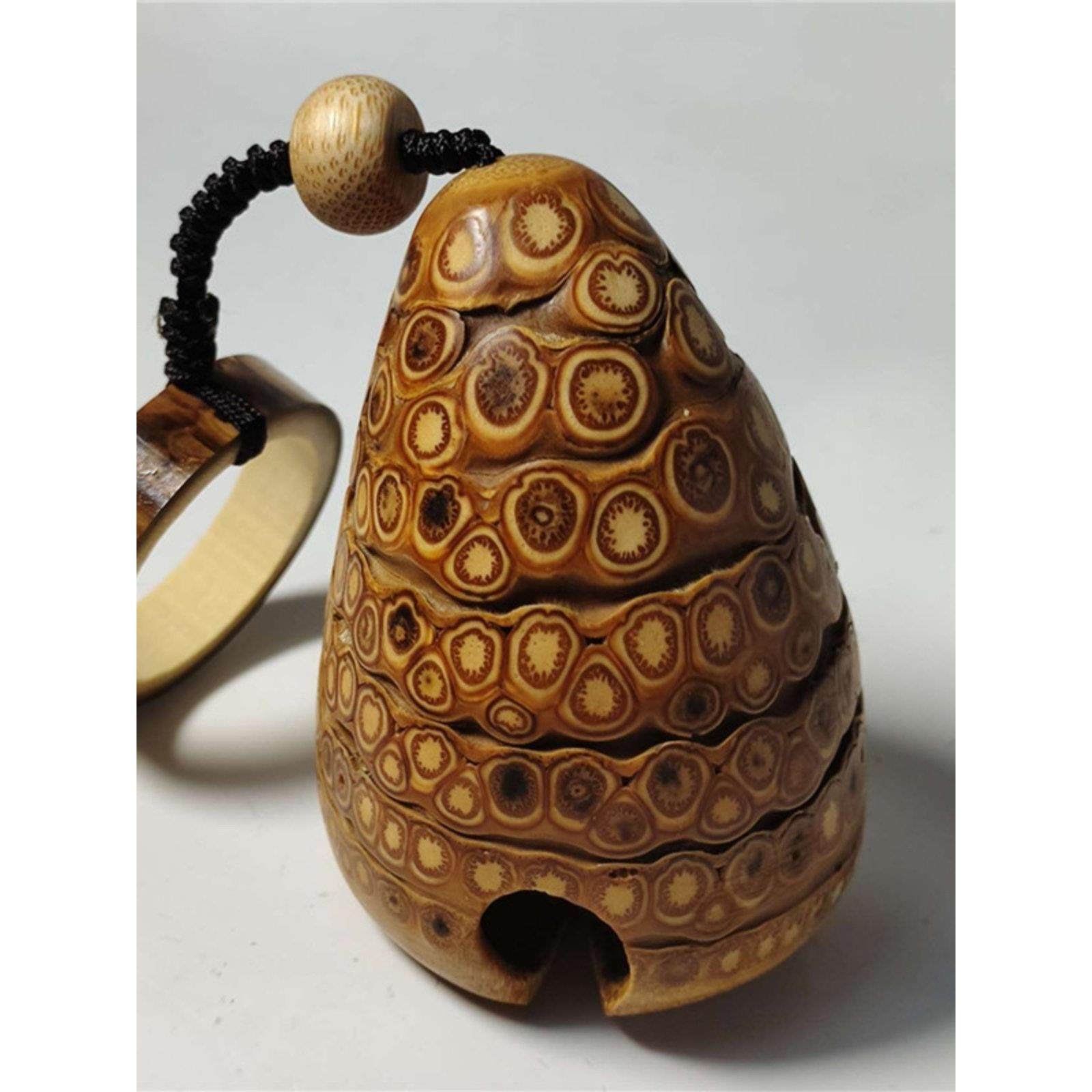 天然玉竹根雕刻文玩把玩件手工打磨满钉笔筒铃铛金蟾壶罐子香炉囊,淘宝优惠券,粉丝福利购,淘宝优惠卷