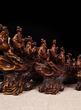 骏马摆60559434件办公马到成功招风水生肖装马工艺室品摆设家居酒