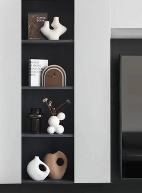 酒轻艺摆设柜格调家居感装饰奢品ltao1002摆件客厅现代大术地色软