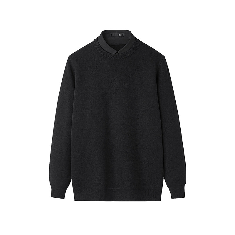 海澜之家中老年加厚针织衫男秋冬保暖假两件套头毛线衣爸爸装毛衣,淘宝优惠券,粉丝福利购,淘宝优惠卷