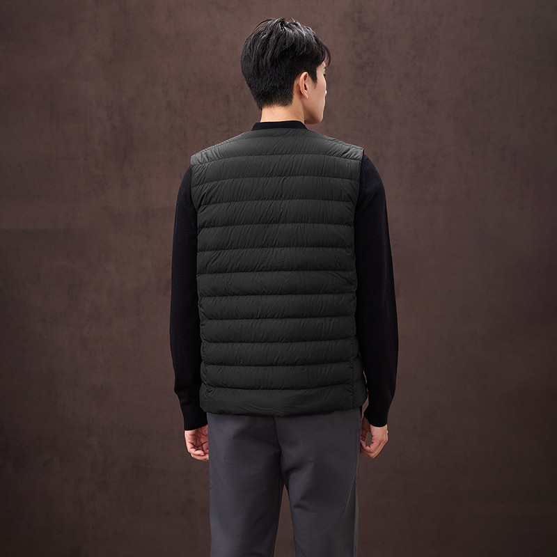 HLA/海澜之家轻商务经典系列羽绒马甲2025秋冬新款保暖轻便马甲男,淘宝优惠券,粉丝福利购,淘宝优惠卷