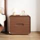 Bedside table full solid wood Nordic Japanese floor-standing bedside storage cabinet modern simple log small complete narrow cabinet