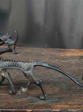 速发笔架 走龙笔架 仿 古笔架 吐珠笔架 铜笔架 工艺品 礼品 文房