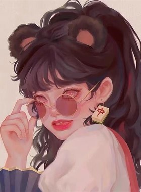 速发张予曦千禧仿妆墨潮复古国镜道拍街具迷你小