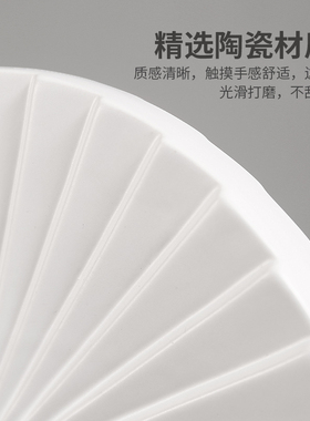 速发扇形抽象艺术陶瓷式室品样板间新中工摆件办公艺客厅电视柜装