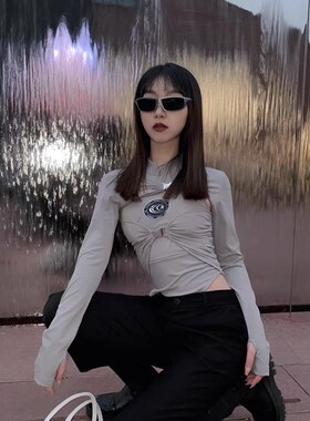 户外骑行偏光vitage机能复古磨砂边框冷酷霹雳少年街头土酷