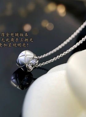 高级感小金豆项链女轻奢小香风