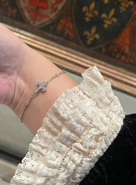 佛罗伦萨鸢尾花满钻手链