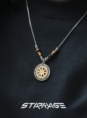 STARRY AGE星宇纪 星航指南原创男生吊坠高级感小众配饰复古项链