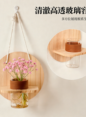 客厅墙上水培花器壁挂式墙壁挂件