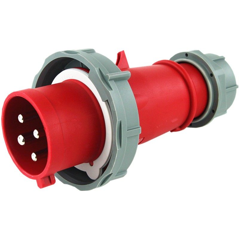 欧标IP67冷柜集装箱4芯工业防水活动对接插座码头32A-3h四孔440V,淘宝优惠券,粉丝福利购,淘宝优惠卷
