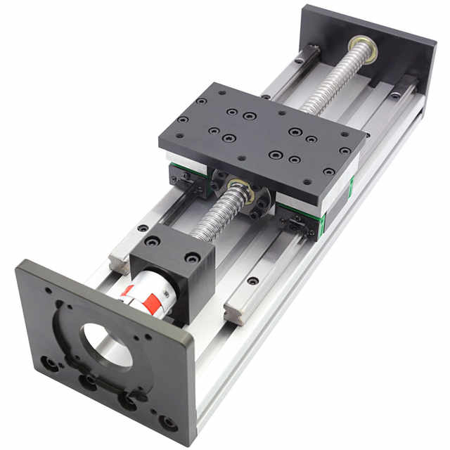 Slide module heavy-duty precision ball screw linear rail stepper motor linear guide set H120B workbench