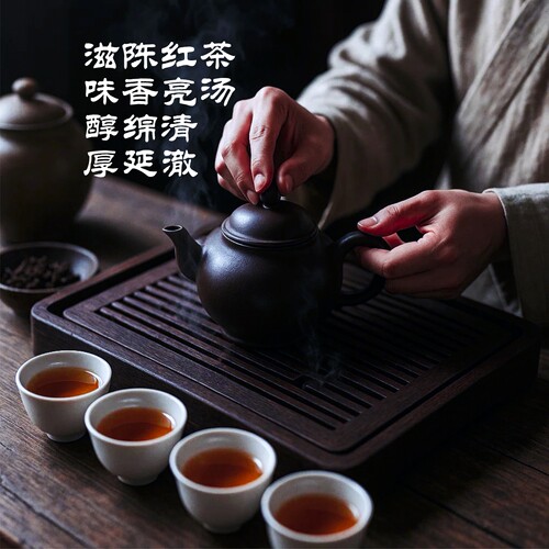 山友集 I 芽细藏茶 雅安藏茶四川雅安蒙顶山茶叶精品陈年黑茶散茶 - 图2