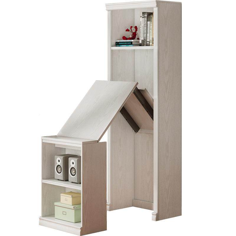 折叠书转角架书柜书一体实木书家用儿童学习桌小户型无品牌/房桌,淘宝优惠券,粉丝福利购,淘宝优惠卷