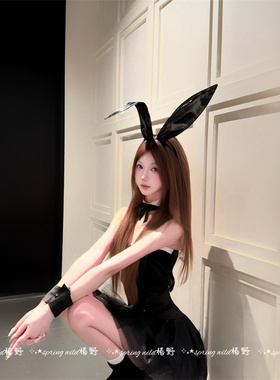 万圣节派对纯欲辣妹风兔女郎发箍
