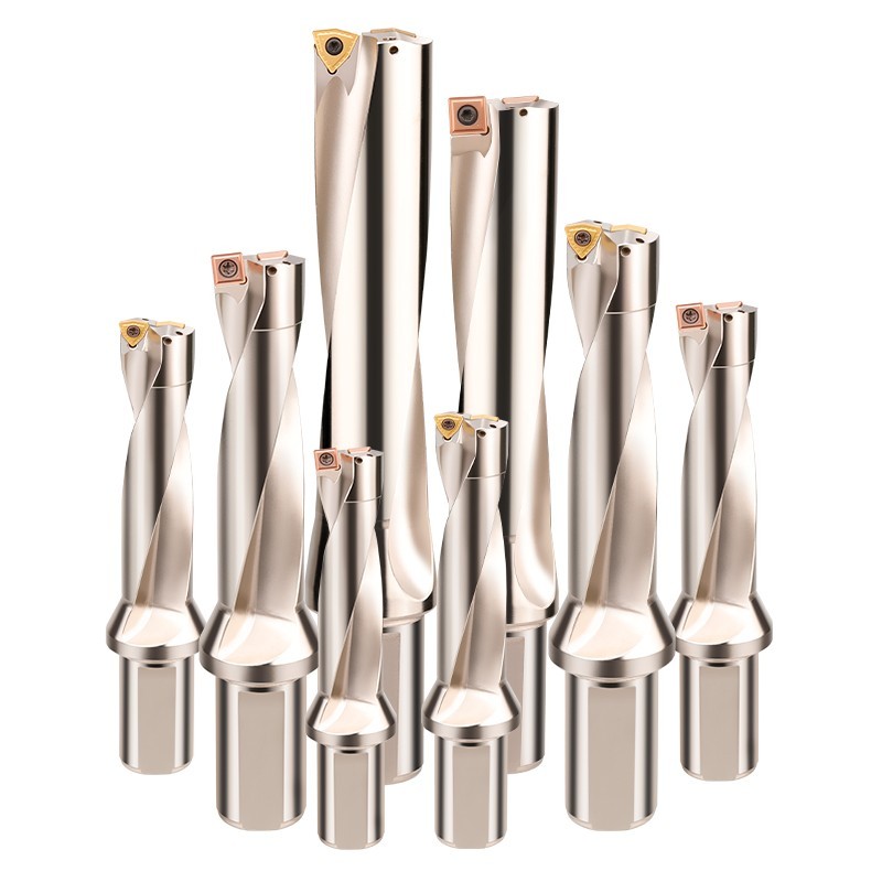 5du钻刀杆暴g力钻u转钻头WC平底深孔车床用数控喷水快速5倍wcu钻 - 图3