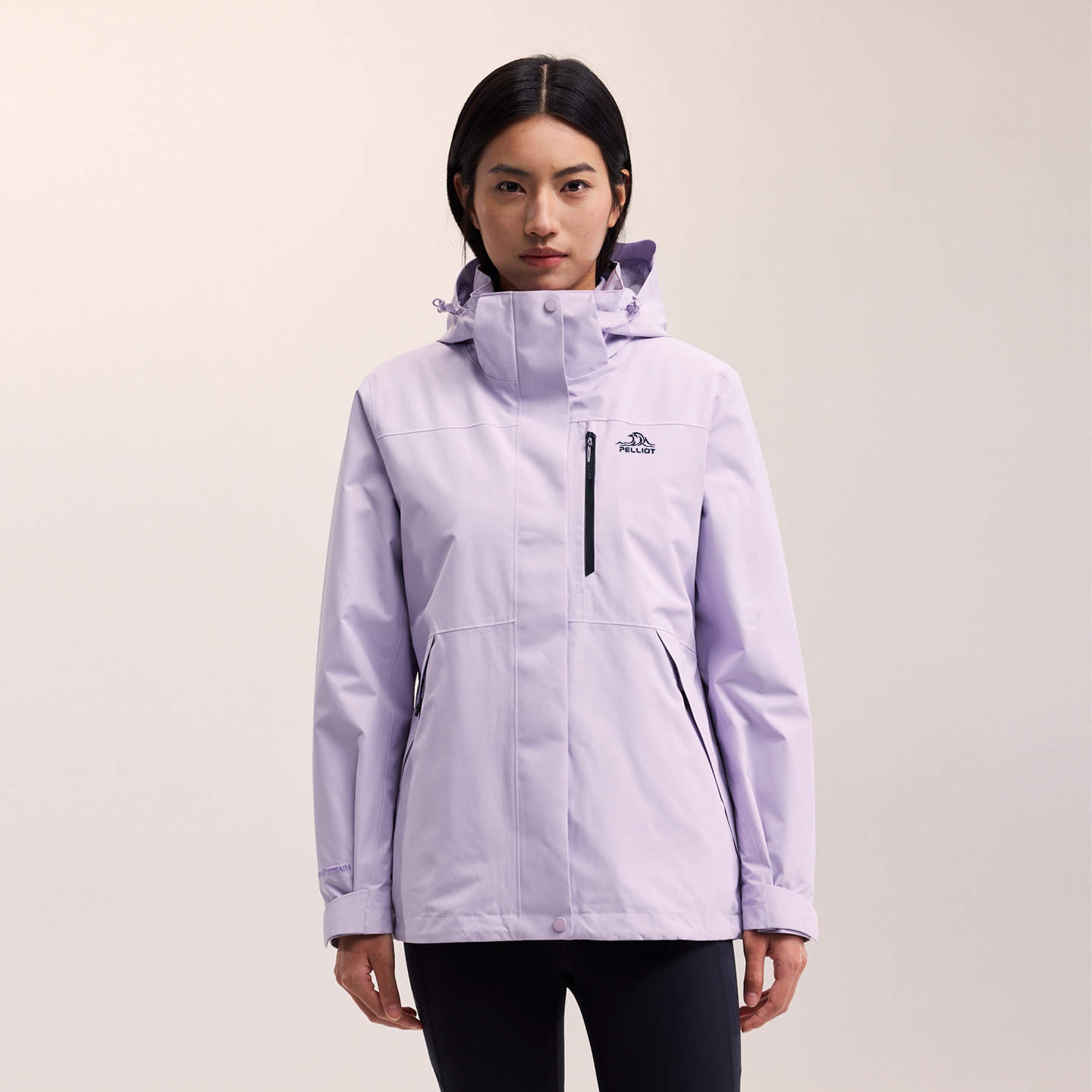 升级2.0 伯希和户外冲锋衣外套男女款三合一防水防风衣登山服夏季