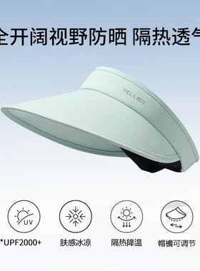 防紫外线遮脸遮阳大帽檐空顶