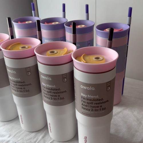 Owala Tumbler 40OZ 304不锈钢保温杯运动杯吸管杯保冷大容量水杯 - 图1