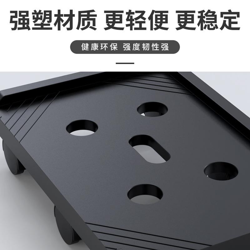 Computer host bracket universal wheel removable base multi-layer storage large desktop chassis printer storage rack