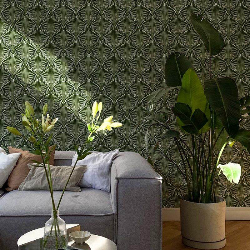 《扇音》法式Art nouveau翻新贴纸屏风美化自粘客厅壁纸装饰墙贴,淘宝优惠券,粉丝福利购,淘宝优惠卷